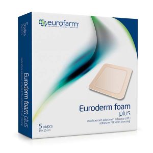 پانسمان فوم چسبدار یورودرم یوروفارم|Eurofarm foam plus